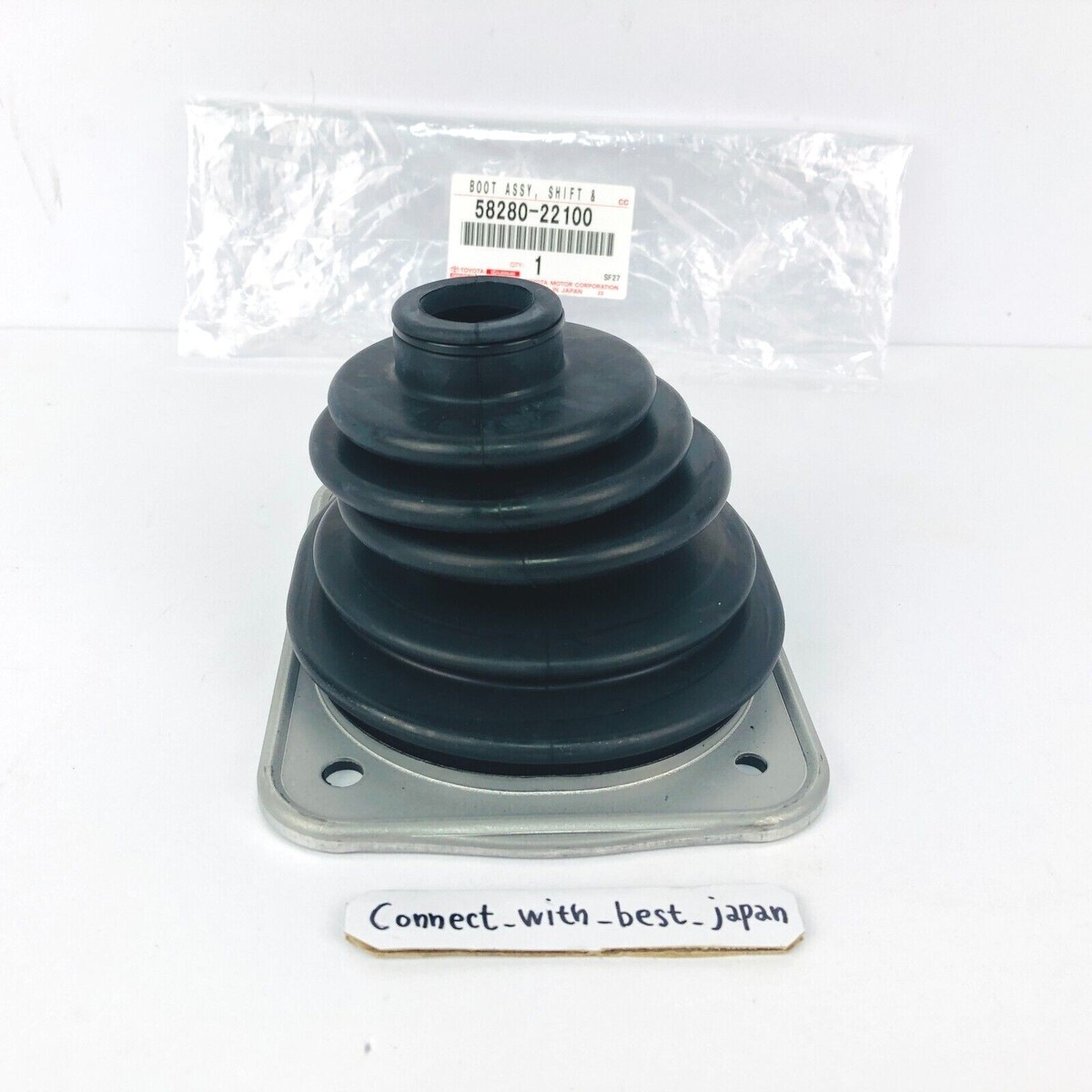 レザー ブラック TOYOTA GENUINE JZX100 Mark 2 Chaser Shift Select Lever Boot Black