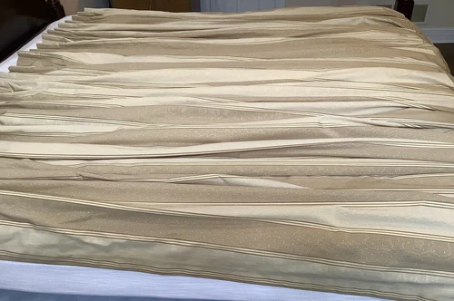 Custom made pinch Pleat Patio Double Sliding Door Curtain Panel 88x84