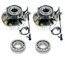 NEW Front and Rear Wheel Bearings & Hubs Kit Timken For Hummer H2 4WD 2008-2009