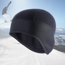 Winter Fleece Warmer Windproof Coldproof Outdoor Cycling Skiing Hat Helmet Liner