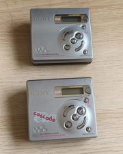 Sony MD Walkman MZ-R501 MiniDisc Recorder Bundle x2 Portable MDLP Players Tested