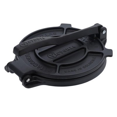 Victoria 8 Inches Cast Iron Tortilla Press, Roti Maker and Tortillador