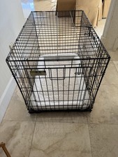 dog crate 36" x 22"x 24" with floorpad trey