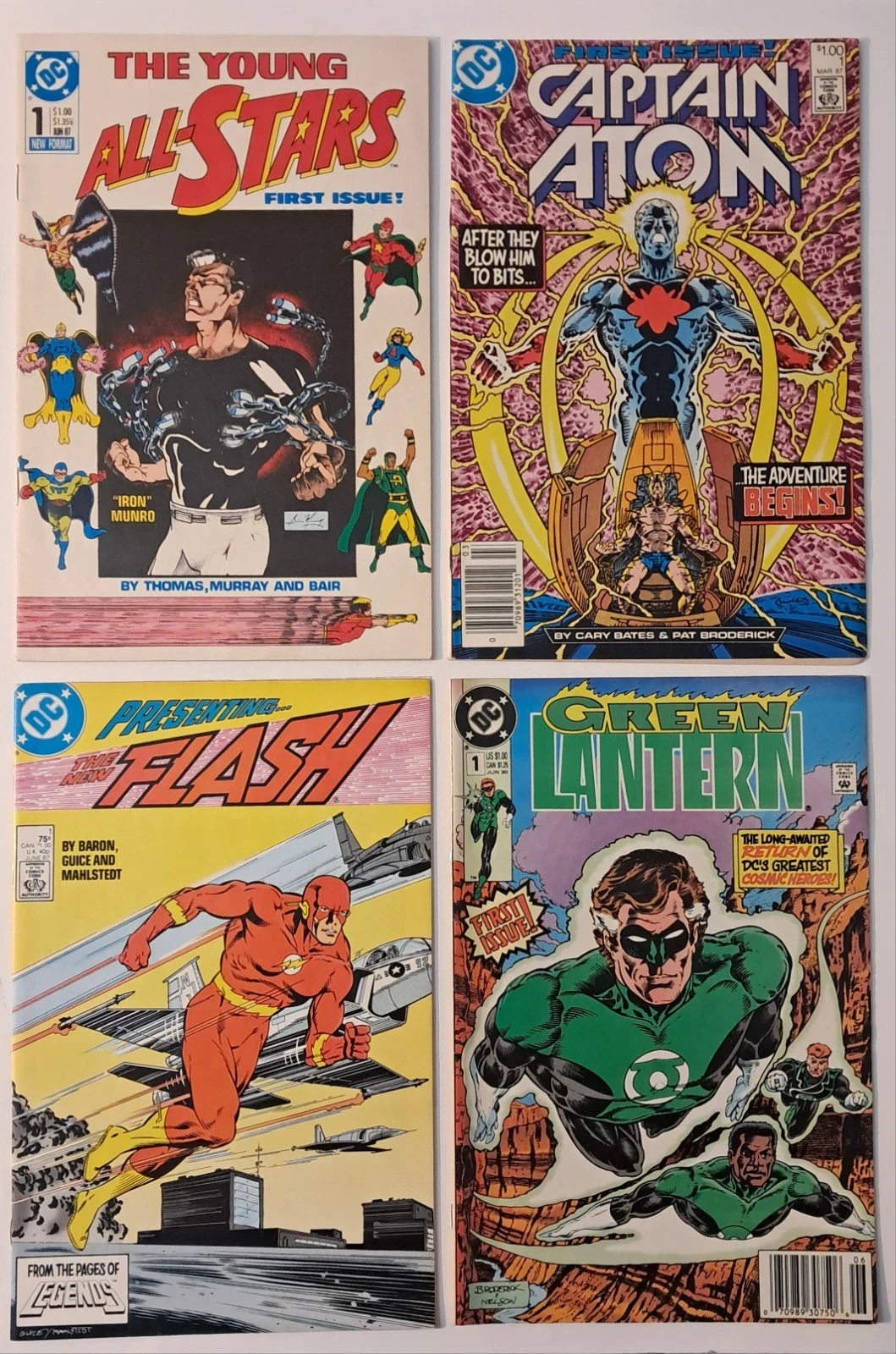 DC Comics First Issues Lot of 4 (1st app of Captain Atom & Iron Monroe!) 87/90