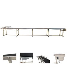 236×15.7in Electric PVC Conveyor Flat Transp...