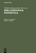 Voces (Gebundene Ausgabe) Bibliographia Patri...