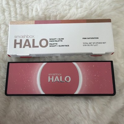 Smashbox Halo Sculpt + Glow Face Palette, ~Pink Saturation~ 0.55oz/15.7g, NIB