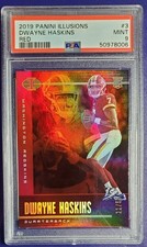 2019 Panini Illusions - Dwayne Haskins #3 Red /50 (RC) PSA 9