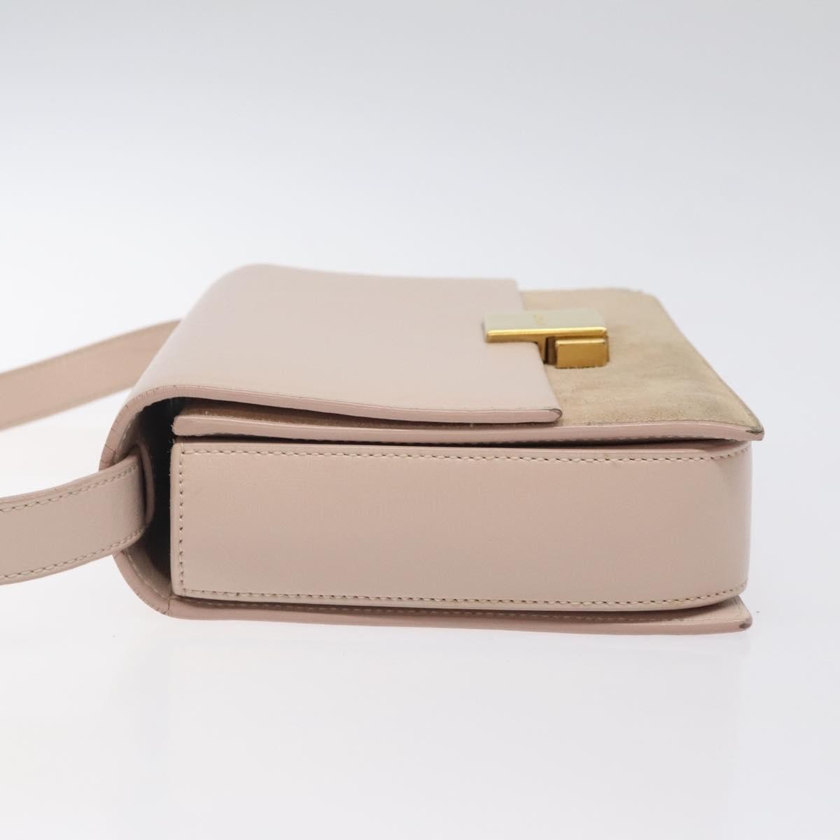 Borsa a tracolla Yves Saint Laurent in pelle rosa autentica