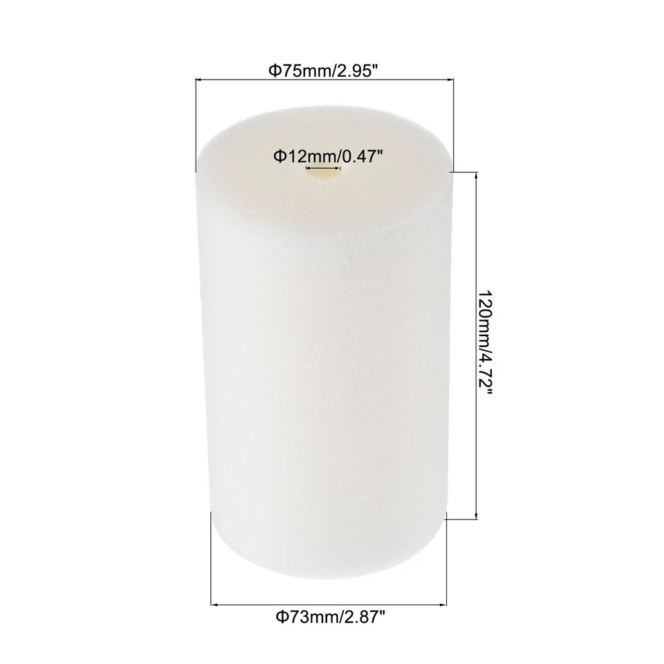 Cup Turner Foam, White 75x73x120mm for 1/2 Inch PVC Pipe Tumbler 10oz-40oz 4 Pcs - Image 2 of 4