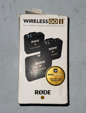 Rode Wireless GO II Dual Channel Wireless Microphone System, Black