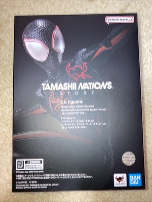 S.H.Figuarts MILES MORALES Across the Spider-Verse 1610 ROOFTOP Exc Tamashii USA