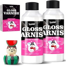 Glasur Klarlack Hochglanzversiegelung Ton Ker...