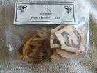 "ANDENKEN AUS DEM HEILIGEN LAND "...Paket Olivenholz Krippe Baumschmuck