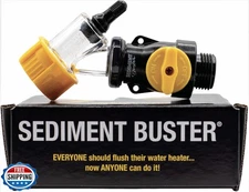 Sediment Buster - Water Heater Tool UL Verified V699054 – Flushes