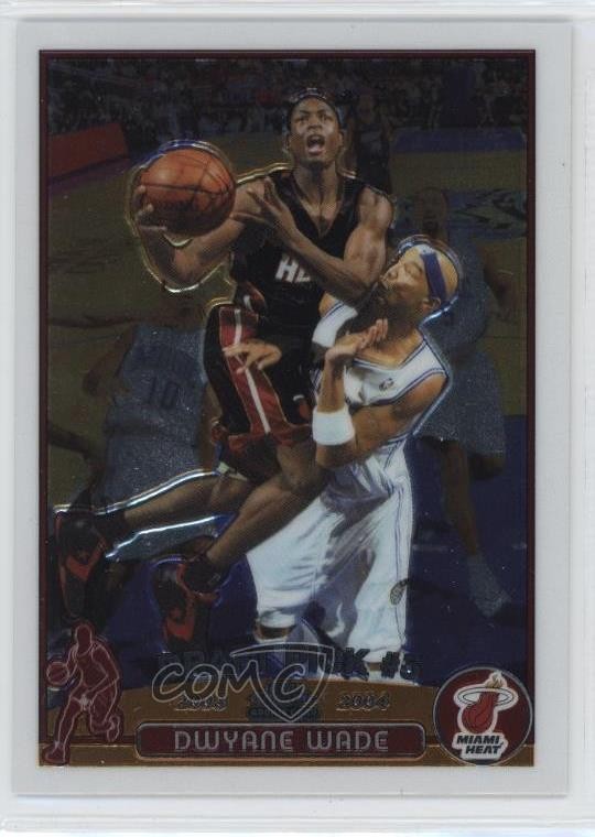 2003-04 Topps Chrome Dwyane Wade #115 HOF