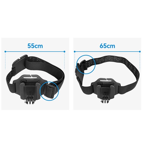For GoPro11/10 2-in-1 Hat Clip Quick Release Headband Head Strap Accessory Kits - Picture 2 of 10