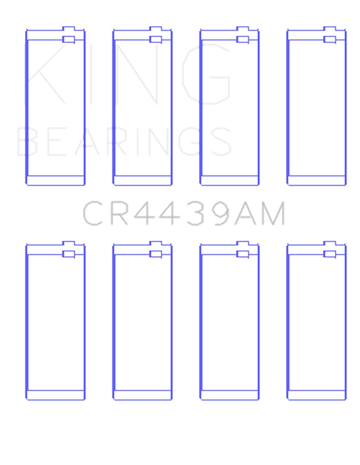 BMW M10 Engine King CR4439AM Connecting Rod Bearing Kit