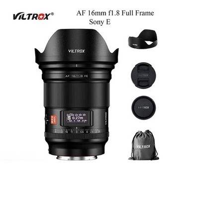 VILTROX AF 16mm F1.8 Lens Full Frame Large Aperture Ultra Wide Angle For Sony E