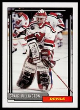 Craig Billington, 1992-93 Topps, #48, New Jersey Devils,