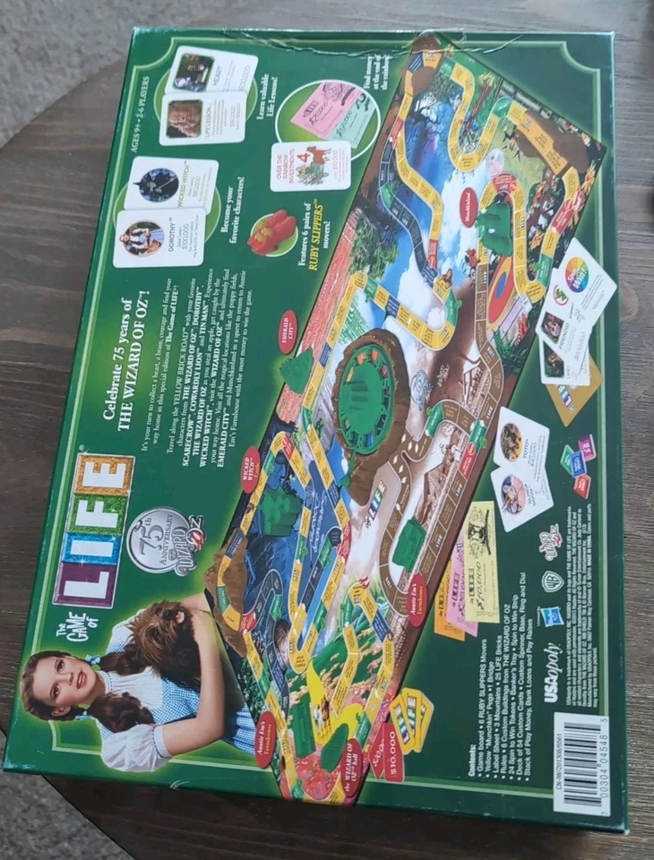 The Wizard of Oz The Game of Life 75th Anniversary Collector's Edition EUC 100% - Image 2 of 4
