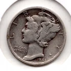 1943 P Mercury Dime (1075)