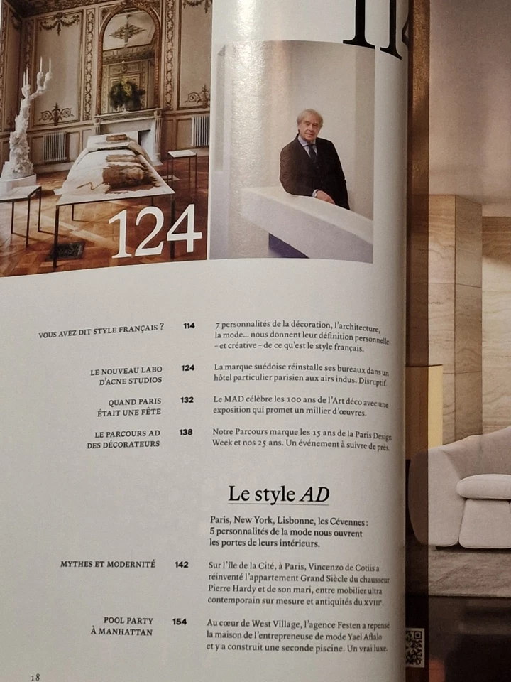 AD Architectural Digest FRANCE Numero Special October 2025 Interior Design - Image 3 of 3