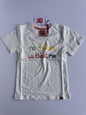 Tootsa Macginty Girls Slim Fit Cream T-shirt Age 3-4 Years