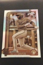 2025 Topps Chrome - Luis De Los Santos #74 Sepia Refractor (RC)