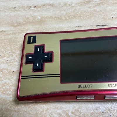Nintendo Game Boy Micro Famicom Console - Red/Gold for sale online