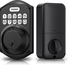 TE001 Keyless Entry Door Lock with Keypad Smart Deadbolt Lock for Front Door