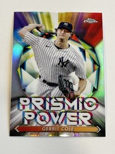 2021 Topps Chrome Baseball Prismic Power - Gerrit Cole - New York Yankees