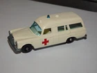 Vintage Matchbox Lesney Mercedes-Benz Binz Ambulance 1968 No. 3 with Stretcher