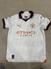 Puma Manchester City 23/24 Away Jersey Youth M Size 11-12 770452 02