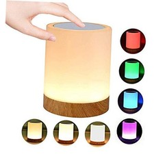 Night Light Touch Sensor Lamp Bedside Table Lamp for Kids Bedroom