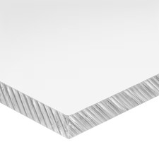 Colorless Polycarbonate Polycarbonate Sheet 36" L X 36" W X 1/16" Thick,