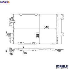 CONDENSER AIR CONDITIONING AC 378 000S FOR VAUXHALL ZAFIRA/Mk/II ASTRAVAN 1.8L