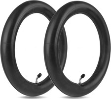 12.5x1.75 Inner Tubes 2 Pack Scooter Bike Tire Replacement Tubes Bent Valve