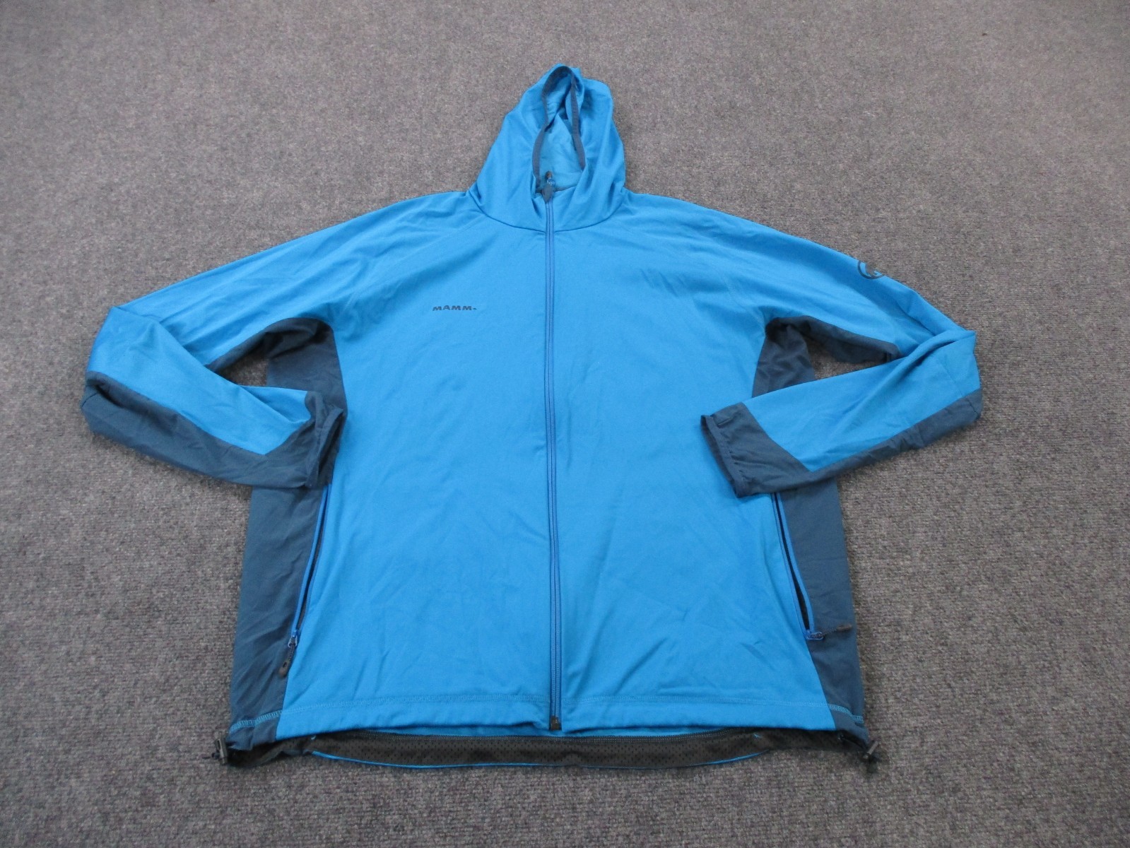 Mammut Jacket Mens 2XL Blue Outdoors Lightweight Travel Performance Hiking
