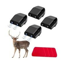 Deer Whistles for Car, Automotive Deer Warning Whistle Devices, 4 PCS Black