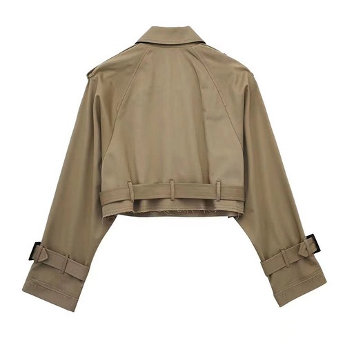 Jacke Mäntel Frauen Lange Ärmel Polyester Schwarz Dunkelbraun Hellgrau - Bild 10 von 20