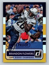 2015 Donruss #137 Brandon Flowers Press Proof Purple #/199