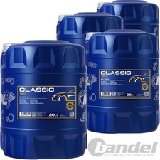 4x20L MANNOL CLASSIC 10W40 MOTOR&Ouml;L passend f&uuml;r VW 500.00 505.00 MB 229.3