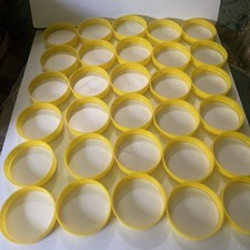 30 Plastic Jar Lids Screw Type Regular Size