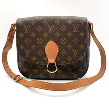 Auth Louis Vuitton Monogram Saint Cloud GM M51242 Brown Shoulder Bag MR-0634