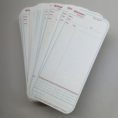 (240 ct.) Simplex Time Cards for the Simplex Consecutive Form 1950-9248