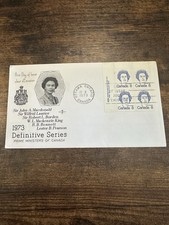 1973 Canada Prime Ministers Definitive Series First Day Cover Ottawa FDC