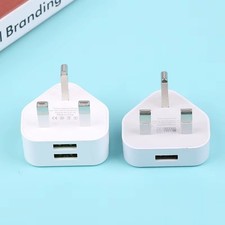 Universal UK Plug 3 Pin Wall Charger Adapter With 1/2/3 USB Ports Charging