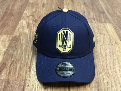 MENS OSFA - NEW New Era MLS Nashville SC Soccer Strapback Cap Hat Navy Blue
