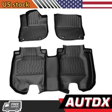 Floor Mats Liner Carpets For 2016-2022 Honda HR-V TPE Rubber All Weather